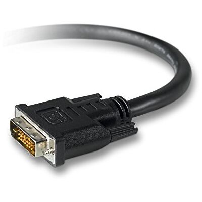 Belkin PRO Series DVI-kabel dubbel anslutning DVI-D (M) DVI-D (M) 3 m gjuten svart Belkin PRO Series DVI-kabel dubbel anslutning DVI-D (M) DVI-D (M) 3 m gjuten svart