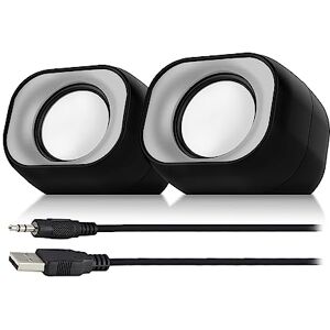 Eminent EM3513 - Kompakta 2.0 stereo högtalare för PC/laptop - Svart Eminent EM3513 - Kompakta 2.0 stereo högtalare för PC/laptop - Svart