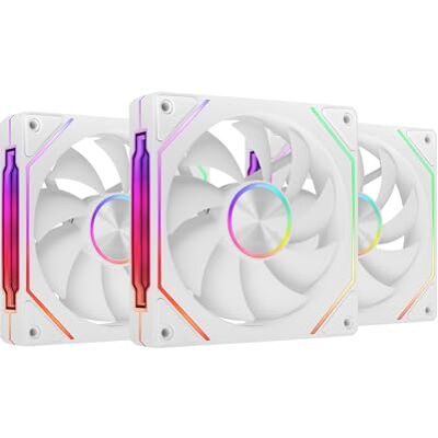 Mars Gaming MF-LINKFINITYKIT2, 3x Modulära PWM 120mm Fläktar, ARGB Infinity Mirror Belysning, LINKFINITY Modulsystem och Magnetisk Anslutning, Flexibel 2+1 Trådlös Konfiguration, Vit Mars Gaming MF-LINKFINITYKIT2, 3x Modulära PWM 120mm Fläktar, ARGB Infinity Mirror Belysning, LINKFINITY Modulsystem och Magnetisk Anslutning, Flexibel 2+1 Trådlös Konfiguration, Vit