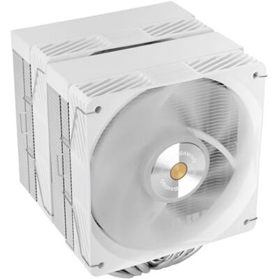 Mars Gaming MCPU-X26PRO, CPU-kylare Dual Tower 350W TDP, 2x 120mm-fläktar, FDB-lager och Kopparkärna, 6 Heatpipes HCT, Ljudreduceringskabel, Intel LGA och AMD, Vit Mars Gaming MCPU-X26PRO, CPU-kylare Dual Tower 350W TDP, 2x 120mm-fläktar, FDB-lager och Kopparkärna, 6 Heatpipes HCT, Ljudreduceringskabel, Intel LGA och AMD, Vit