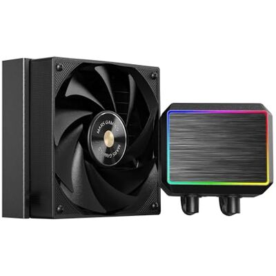 Mars Gaming ML-PROII120 AIO Vattenkylning 300W TDP, 4:e Gen Opti-Chamber Pump Kopparbas och Mikrokanaler, 1x 120mm FDB Fläkt, Borstad Aluminiumblock med Linjär FRGB, Svart Mars Gaming ML-PROII120 AIO Vattenkylning 300W TDP, 4:e Gen Opti-Chamber Pump Kopparbas och Mikrokanaler, 1x 120mm FDB Fläkt, Borstad Aluminiumblock med Linjär FRGB, Svart