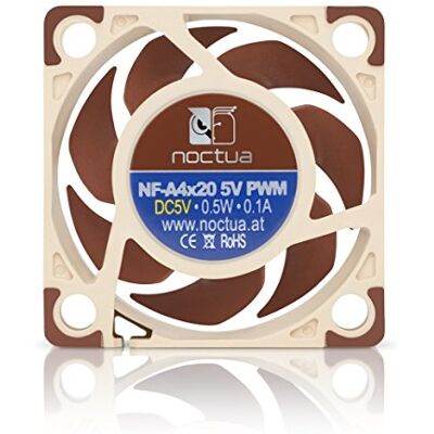 Noctua NF-A4x20 5V PWM PC-höljesfläkt brun (B x H x D) 40 x 40 x 20 mm Noctua NF-A4x20 5V PWM PC-höljesfläkt brun (B x H x D) 40 x 40 x 20 mm