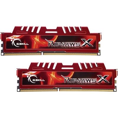 G.SKILL RipjawsX FBA_F3-12800CL10D-16GBXL DDR3 RAM-minne, Röd, 8 GB x 2 stycken G.SKILL RipjawsX FBA_F3-12800CL10D-16GBXL DDR3 RAM-minne, Röd, 8 GB x 2 stycken