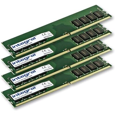 Integral Integrerad 4-pack 8GB DDR4 RAM 3200MHz DIMM stationär dator minnesmodul Integral Integrerad 4-pack 8GB DDR4 RAM 3200MHz DIMM stationär dator minnesmodul