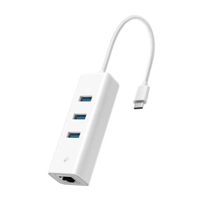 TP-Link UE330C USB Type-C 3-portshubb och Gigabit Ethernet-adapter TP-Link UE330C USB Type-C 3-portshubb och Gigabit Ethernet-adapter