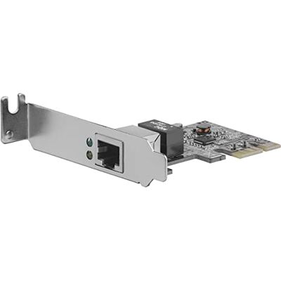 StarTech .com PCIe-nätverkskort med 1 port – låg profil – RJ45-port – Realtek RTL8111H-kretsuppsättning – Ethernet-nätverkskort – NIC-serveradapter, nätverkskort (ST1000SPEX2L) StarTech .com PCIe-nätverkskort med 1 port – låg profil – RJ45-port – Realtek RTL8111H-kretsuppsättning – Ethernet-nätverkskort – NIC-serveradapter, nätverkskort (ST1000SPEX2L)
