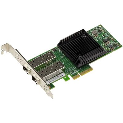 KALEA-INFORMATIQUE PCIe x4-styrenhetskort för 10G LAN-fiberoptik SF+ med 2 portar, MELLANOX ConnectX-4-chipsats, stöd för RDMA, SR-IOV, PXE KALEA-INFORMATIQUE PCIe x4-styrenhetskort för 10G LAN-fiberoptik SF+ med 2 portar, MELLANOX ConnectX-4-chipsats, stöd för RDMA, SR-IOV, PXE