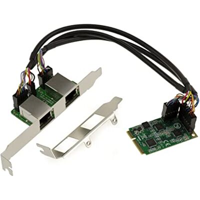 KALEA-INFORMATIQUE MiniPCIe Mini PCIe-kort 2.5 Gigabit RJ45 Ethernet 10 100 1000 1000 1G 2.5G. Dual Chipset Realtek RTL8125 KALEA-INFORMATIQUE MiniPCIe Mini PCIe-kort 2.5 Gigabit RJ45 Ethernet 10 100 1000 1000 1G 2.5G. Dual Chipset Realtek RTL8125