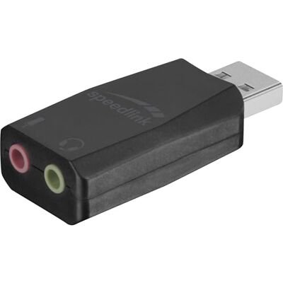 Speedlink SL-8850-BK USB-ljudkort, Svart Speedlink SL-8850-BK USB-ljudkort, Svart