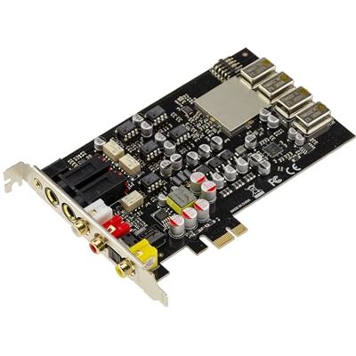 KALEA-INFORMATIQUE HiFi Pro PCI Express Cmedia CM6635 digitalt ljudkort med DAC ESS9038Q2M hörlursutgångar, balans i 6,5 mm uttag, RCA x2, digital x2 i SPDIF och RCA KALEA-INFORMATIQUE HiFi Pro PCI Express Cmedia CM6635 digitalt ljudkort med DAC ESS9038Q2M hörlursutgångar, balans i 6,5 mm uttag, RCA x2, digital x2 i SPDIF och RCA