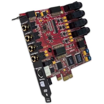 ESI Juli@ eX 32-bitars 192 kH PCIe-ljudkort med 4 på/utgångar för ljud av bästa kvalitet! ESI Juli@ eX 32-bitars 192 kH PCIe-ljudkort med 4 på/utgångar för ljud av bästa kvalitet!