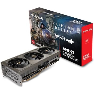 Sapphire Nitro+ AMD Radeon RX 9070 XT 16 GB Crimson Desert Gaming Version OC Sapphire Nitro+ AMD Radeon RX 9070 XT 16 GB Crimson Desert Gaming Version OC