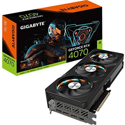 Gigabyte GeForce RTX 4070 GAMING OC 12 GB grafikkort – 12 GB DDRX6 21 Gbps 192bit, PCI-E 4.0, Core 2565 Mhz, RGB, DisplayPort 1.4, HDMI 2.1a, NVIDIA DLSS 3, GV-N4070GAMING OC-12GAMING D Gigabyte GeForce RTX 4070 GAMING OC 12 GB grafikkort – 12 GB DDRX6 21 Gbps 192bit, PCI-E 4.0, Core 2565 Mhz, RGB, DisplayPort 1.4, HDMI 2.1a, NVIDIA DLSS 3, GV-N4070GAMING OC-12GAMING D