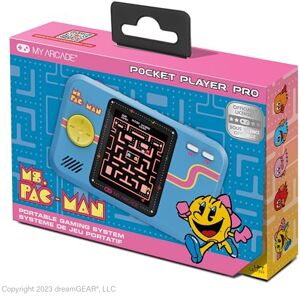 My Arcade Console de jeu rétrogaming Atari Pocket Player PRO Ms. Pac-Man Ecran 7 cm Haute Résolution My Arcade Console de jeu rétrogaming Atari Pocket Player PRO Ms. Pac-Man Ecran 7 cm Haute Résolution