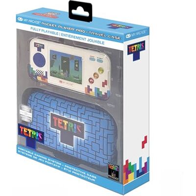 My Arcade DGUNL-7147 Tetris Pocket Player Pro Bärbart spelsystem med bärväska My Arcade DGUNL-7147 Tetris Pocket Player Pro Bärbart spelsystem med bärväska