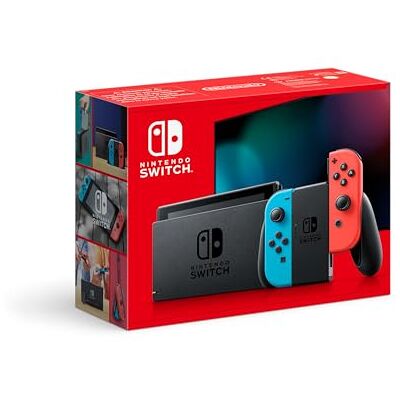 Nintendo Switch console de jeux portables 15,8 cm (6.2") 32 Go Écran tactile Wifi Bleu, Gris, Rouge Nintendo Switch console de jeux portables 15,8 cm (6.2") 32 Go Écran tactile Wifi Bleu, Gris, Rouge