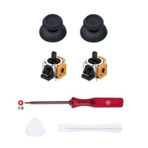 Mcbazel 7 In 1 Analog Joystick Repair Kit for PS5 Controller,Thumbsticks Joystick Replacement Accessories with Opening Tool Compatible with PS5 DualSense Controller
