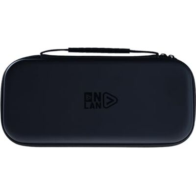 Onlan S2-P CARRY BAG SVART svart hård bärväska kompatibel med Nintendo Switch 2 stötskydd 10 spelkassettfack anti-repskyddad filtflik Onlan S2-P CARRY BAG SVART svart hård bärväska kompatibel med Nintendo Switch 2 stötskydd 10 spelkassettfack anti-repskyddad filtflik