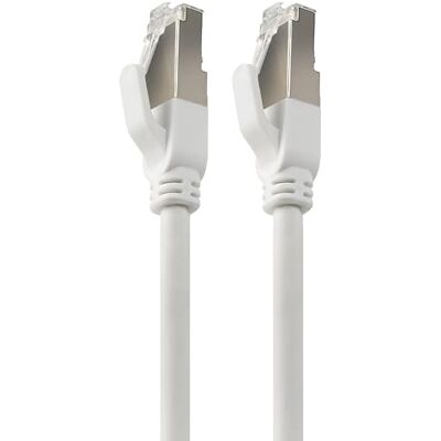 APM Cat 8 Ethernet-kabel, 10 m, RJ45 nätverk, 40 Gbps, 2 000 MHz, S/FTP-skärmad, ultrahöghastighetsinternetkabel, kompatibel med PC, modem, TV-router, Xbox Switch, PS5, PS4, Gaming, 560373 APM Cat 8 Ethernet-kabel, 10 m, RJ45 nätverk, 40 Gbps, 2 000 MHz, S/FTP-skärmad, ultrahöghastighetsinternetkabel, kompatibel med PC, modem, TV-router, Xbox Switch, PS5, PS4, Gaming, 560373