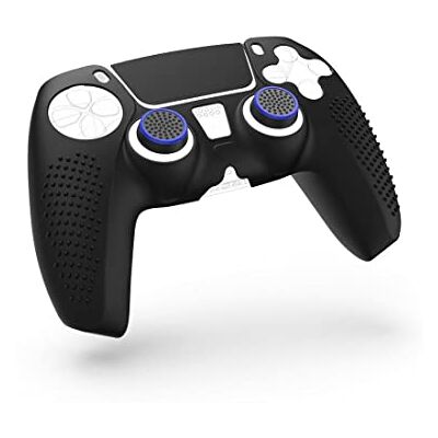 Hama PS5-styrenhet tillbehörssats, svart, greppyta, svart, greppyta Hama PS5-styrenhet tillbehörssats, svart, greppyta, svart, greppyta