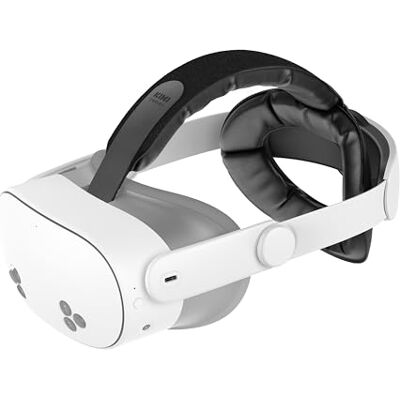 KIWI design K4 Huvudrem Kompatibel med Meta Quest 3S/Quest 3, Utan Batteri Tillbehör för Virtual Reality-headset, Mjuka Kuddar, Hjälper till att Lindra Tryck, Ger Komfort Under VR-sessioner KIWI design K4 Huvudrem Kompatibel med Meta Quest 3S/Quest 3, Utan Batteri Tillbehör för Virtual Reality-headset, Mjuka Kuddar, Hjälper till att Lindra Tryck, Ger Komfort Under VR-sessioner