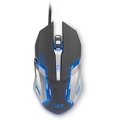 DR1TECH DR10027 Spelkontroller - 6 Programmerbara Knappar, USB, Kompatibel med PC/Mac/Linux/PS4/Xbox DR1TECH DR10027 Spelkontroller - 6 Programmerbara Knappar, USB, Kompatibel med PC/Mac/Linux/PS4/Xbox