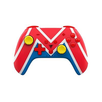 DragonShock – PopTop kompakt, trådlös Bluetooth-styrenhet trådlös styrenhet kompatibel med Nintendo Switch och PC Mario Universe1-stil DragonShock – PopTop kompakt, trådlös Bluetooth-styrenhet trådlös styrenhet kompatibel med Nintendo Switch och PC Mario Universe1-stil