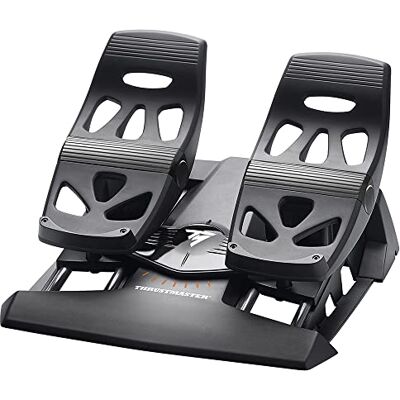 TFRP T. Flight Rudder Pedals – Precisa roderkontroller med S.M.A.R.T-teknologi för PC, PlayStation och Xbox Exakt differentialbromssystem för flygsimulering, kompatibel med Thrustmaster-eko-systemet, ergonomiskt och mångsidigt TFRP T. Flight Rudder Pedals – Precisa roderkontroller med S.M.A.R.T-teknologi för PC, PlayStation och Xbox Exakt differentialbromssystem för flygsimulering, kompatibel med Thrustmaster-eko-systemet, ergonomiskt och mångsidigt