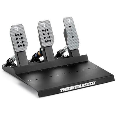 Thrustmaster Raceline Pedals III LC Trepedaligt Simracingpedalset med en Bromspedal med Load Cell-sensor (100 kg) för PS5, PS4, Xbox Series, Xbox One, PC Thrustmaster Raceline Pedals III LC Trepedaligt Simracingpedalset med en Bromspedal med Load Cell-sensor (100 kg) för PS5, PS4, Xbox Series, Xbox One, PC