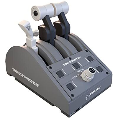 Thrustmaster TCA Quadrant Boeing Edition, Gasreglagekvadrantsreplika Officiellt Licensierad av Boeing, Xbox och PC Thrustmaster TCA Quadrant Boeing Edition, Gasreglagekvadrantsreplika Officiellt Licensierad av Boeing, Xbox och PC