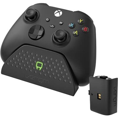 Venom Xbox Controller Laddningsdocka med uppladdningsbart batteri, Single Dock Svart (Xbox Series X & S/Xbox One) Venom Xbox Controller Laddningsdocka med uppladdningsbart batteri, Single Dock Svart (Xbox Series X & S/Xbox One)