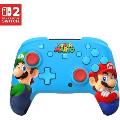 Turtle Beach Rematch RGB trådlös kontroll: Mario & Luigi – officiellt licensierad för Nintendo Switch 2 Turtle Beach Rematch RGB trådlös kontroll: Mario & Luigi – officiellt licensierad för Nintendo Switch 2