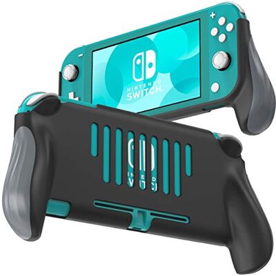 JUSPRO Grepp för Nintendo Switch Lite, ergonomisk komfort handhållen skyddande spelfodral bärbart fodral tillbehör kompatibelt med Nintendo Switch Lite JUSPRO Grepp för Nintendo Switch Lite, ergonomisk komfort handhållen skyddande spelfodral bärbart fodral tillbehör kompatibelt med Nintendo Switch Lite