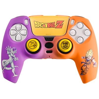FRTEC DRAGON BALL anpassat kit med officiell licens, hårt fodral + grepp och pekplatta för DualSense, PS5 FRTEC DRAGON BALL anpassat kit med officiell licens, hårt fodral + grepp och pekplatta för DualSense, PS5