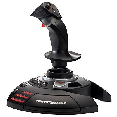 Thrustmaster T.Flight Stick X, joystick med roderkontroll PC/USB-kompatibel Ergonomisk PC-flygjoystick med justerbart motstånd, brett handledsstöd, stativ och snabbredseluttag. Thrustmaster T.Flight Stick X, joystick med roderkontroll PC/USB-kompatibel Ergonomisk PC-flygjoystick med justerbart motstånd, brett handledsstöd, stativ och snabbredseluttag.