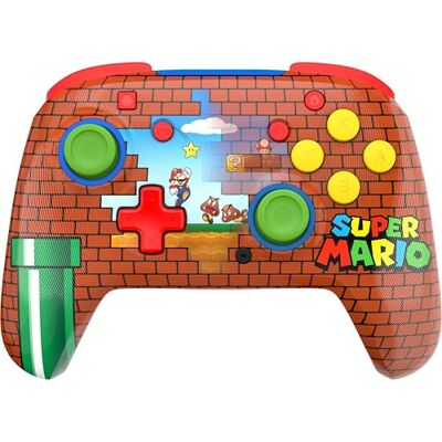 Turtle Beach Rematch trådlös kontroll: Mario tegelstenar avslöjar – officiellt licensierad av Nintendo. Fungerar också med Nintendo Switch 2 Turtle Beach Rematch trådlös kontroll: Mario tegelstenar avslöjar – officiellt licensierad av Nintendo. Fungerar också med Nintendo Switch 2
