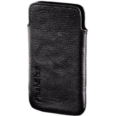 Hama Flashstar Ancona läder mobiltelefonfodral för HTC One X svart Hama Flashstar Ancona läder mobiltelefonfodral för HTC One X svart