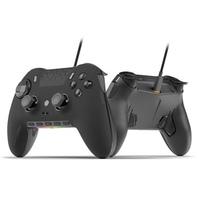 Scuf ENVISION Trådbunden V1 Spelkontroll För PC Fem Avtagbara G-Knappar Avtagbara Bakre Paddlar iCUE-Kompatibel Svart Scuf ENVISION Trådbunden V1 Spelkontroll För PC Fem Avtagbara G-Knappar Avtagbara Bakre Paddlar iCUE-Kompatibel Svart