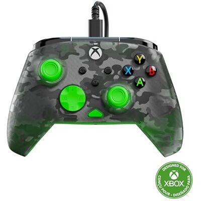 Turtle Beach Rematch Core kabelansluten spelkontroll – Licensierat för Xbox Series X S, Xbox One och Windows-datorer, Ghost-svart kamo/Grön Turtle Beach Rematch Core kabelansluten spelkontroll – Licensierat för Xbox Series X S, Xbox One och Windows-datorer, Ghost-svart kamo/Grön