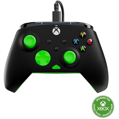 Turtle Beach Rematch Core kabelansluten spelkontroll – Licensierat för Xbox Series X S, Xbox One och Windows-datorer, Svart/Grön Turtle Beach Rematch Core kabelansluten spelkontroll – Licensierat för Xbox Series X S, Xbox One och Windows-datorer, Svart/Grön
