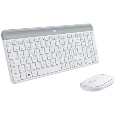 Logitech MK470 Slim Trådlöst tangentbord & Mus Combo FRA AZERTY Logitech MK470 Slim Trådlöst tangentbord & Mus Combo FRA AZERTY