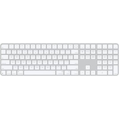 Apple Magic Keyboard med Touch ID och numerisk del för Mac-modeller med Silicon – engelskt (USA) – vita tangenter Apple Magic Keyboard med Touch ID och numerisk del för Mac-modeller med Silicon – engelskt (USA) – vita tangenter 