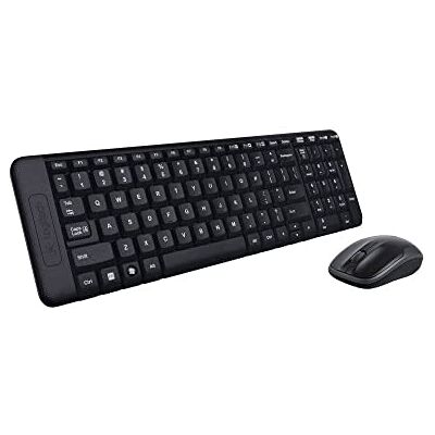 Logitech MK220 Compact Trådlöst tangentbord och mus Combo ESP QWERTY Logitech MK220 Compact Trådlöst tangentbord och mus Combo ESP QWERTY