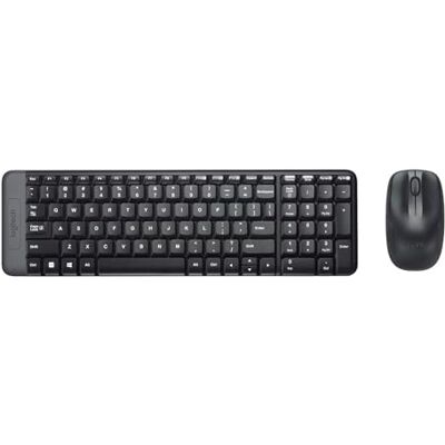 Logitech MK220 Compact Trådlöst tangentbord och mus Combo US INT'L QWERTY Logitech MK220 Compact Trådlöst tangentbord och mus Combo US INT'L QWERTY