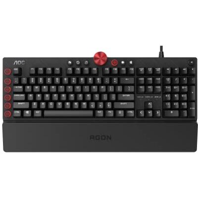 AOC AGON AKG700 gamingtangentbord – italiensk layout – Cherry MX Red Switches – Anti-Ghosting – G-Tools-Software – N-Key-Rollover AOC AGON AKG700 gamingtangentbord – italiensk layout – Cherry MX Red Switches – Anti-Ghosting – G-Tools-Software – N-Key-Rollover