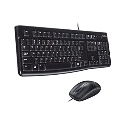 Logitech MK120 Wired Tangentbord and Mus for Windows FRA AZERTY Logitech MK120 Wired Tangentbord and Mus for Windows FRA AZERTY