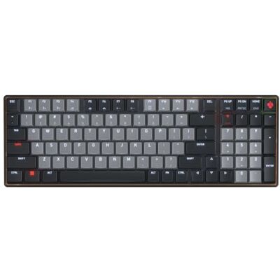 CHERRY KW 550 MX LP, mekaniskt tangentbord med låg profil i 96%-format, amerikansk layout (QWERTY), Multi-Device-funktion, MX LP 2.0 IVORY-omkopplare, svart CHERRY KW 550 MX LP, mekaniskt tangentbord med låg profil i 96%-format, amerikansk layout (QWERTY), Multi-Device-funktion, MX LP 2.0 IVORY-omkopplare, svart