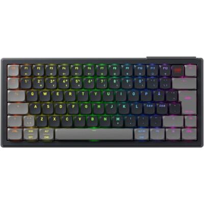 Xtrfy CHERRY K63W Pro Compact Ultra-Wideband, Speltangentbord, Svart Nordiskt Layout (QWERTY), Mekaniskt 70 % Lågprofilerat Gamingtangentbord, Trådlös UWB-Anslutning, MX LP 2.0 RED-Brytare Xtrfy CHERRY K63W Pro Compact Ultra-Wideband, Speltangentbord, Svart Nordiskt Layout (QWERTY), Mekaniskt 70 % Lågprofilerat Gamingtangentbord, Trådlös UWB-Anslutning, MX LP 2.0 RED-Brytare