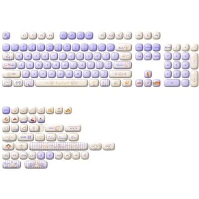 Akko Magic Lop Bunny PBT-tangentkåpor MOG-profil, 146 tangenter för mekaniska tangentbord Akko Magic Lop Bunny PBT-tangentkåpor MOG-profil, 146 tangenter för mekaniska tangentbord