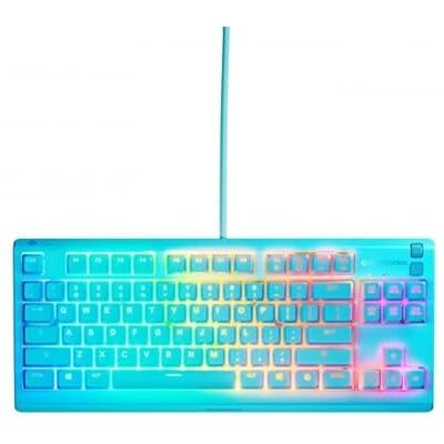 SteelSeries Apex 3 TKL Aqua RGB-gamingtangentbord Tenkeyless kompakt formfaktor 8-zoners RGB-belysning Vatten- och dammresistent Tystgående gamingswitch US Layout QWERTY SteelSeries Apex 3 TKL Aqua RGB-gamingtangentbord Tenkeyless kompakt formfaktor 8-zoners RGB-belysning Vatten- och dammresistent Tystgående gamingswitch US Layout QWERTY